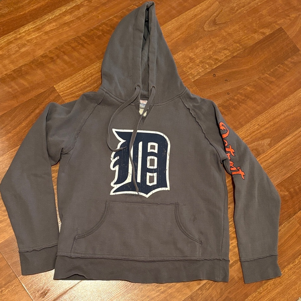 Detroit Tigers Hoodie Sweatshirt Boys Size 10-12